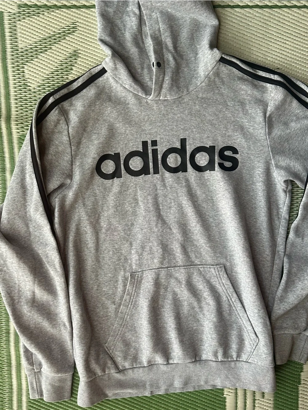adidas grey hoodie size small
